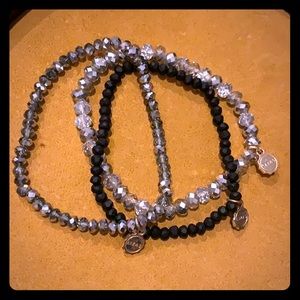 Sparkle bracelet set + BONUS BRACELET